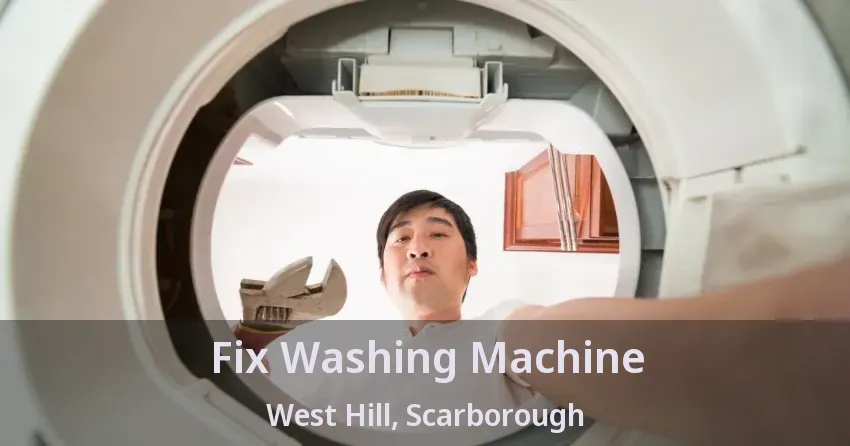 Fix Washing Machine West Hill, Scarborough - ON