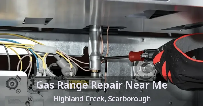 Gas Range Repair Near Me Highland Creek, Scarborough - ON