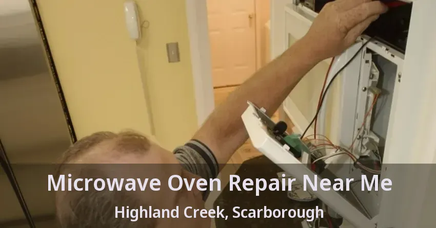 Microwave Oven Repair Near Me Highland Creek, Scarborough - ON